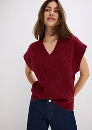 Spencer met kabelpatroon, bonprix