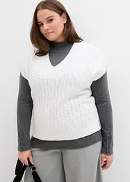 Spencer met kabelpatroon, bonprix