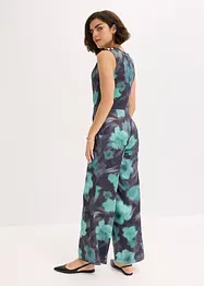 Jumpsuit van soepelvallend satijn, bonprix