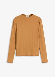 Accentuerend geribd shirt, bonprix