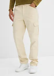 Relaxed fit cargo broek van katoenen canvas, straight, bonprix