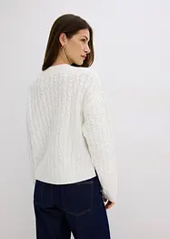 Trui met vlechtpatroon, bonprix