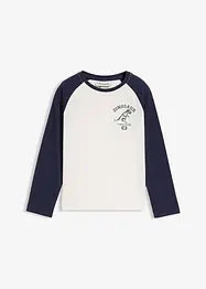 Longsleeve met raglanmouwen van biologisch katoen, bonprix