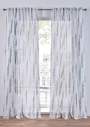 Transparant gordijn met gerecycled polyester (1 stuk), bonprix