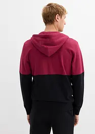 Sweatvest met capuchon van biologisch katoen, bonprix