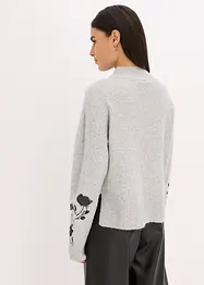 Trui met paillettenborduursel, bonprix