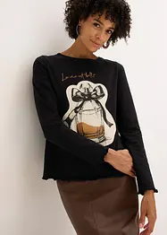 Longsleeve van katoen met stretch, bonprix