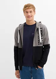 Sweatvest met capuchon van biologisch katoen, bonprix