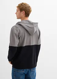 Sweatvest met capuchon van biologisch katoen, bonprix