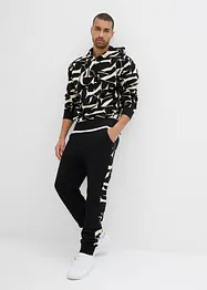 Sweatbroek met inzetstuk, regular fit, bonprix