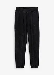 Sweatpants van biologisch katoen in washed out look, loose fit, bonprix