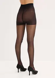Corrigerende, semi-transparante panty met push-up effect, 30 den, bonprix