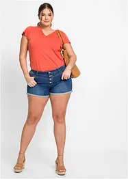 Jeans short, mid waist, bonprix