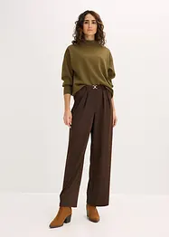 Oversized sweater van zachte scuba, bonprix