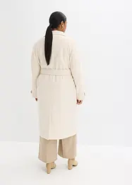 Lange jas in wollen look, bonprix