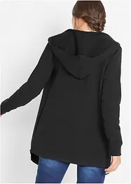 Lang sweatvest in een katoenmix, bonprix