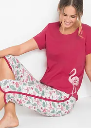Capri pyjama van puur katoen, bonprix