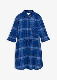 Flanellen meisjes blousejurk, bonprix