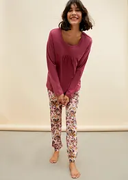 Pyjama van biologisch katoen, bonprix