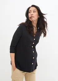 2-in-1 zwangerschaps- en borstvoedingstop van biologisch katoen, bonprix