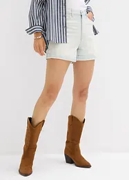Jeans short high waist, low stretch, bonprix