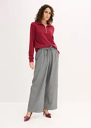 Oversized sweater met ritssluiting, bonprix