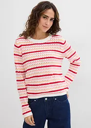 Geribd shirt gestreept, bonprix