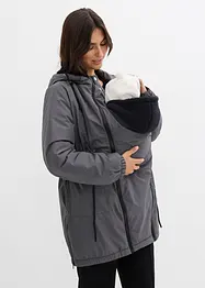 Warm, gevoerde zwangerschaps- en babyparka, bonprix