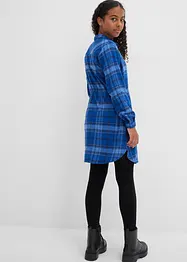 Flanellen meisjes blousejurk, bonprix