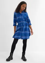 Flanellen meisjes blousejurk, bonprix