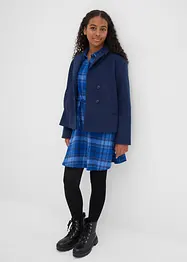 Flanellen meisjes blousejurk, bonprix