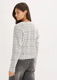 Bouclé vest van katoen, bonprix