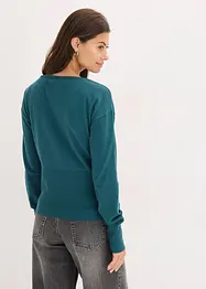Fijn gebreid vest van soepele viscose, bonprix