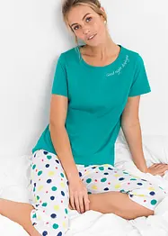 Capri pyjama van puur katoen, bonprix