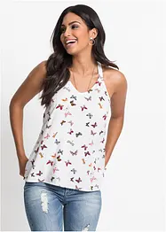 Blousetop van viscose, bonprix