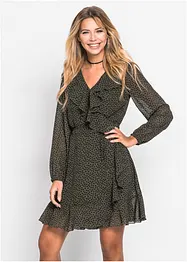 Mini jurk in wikkellook, bonprix