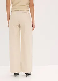 Twill broek met bies en kleine zak, bonprix