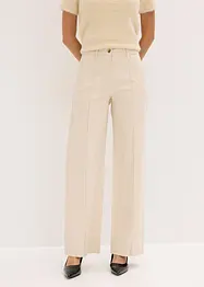 Twill broek met bies en kleine zak, bonprix