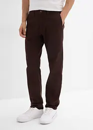 Relaxed fit stretch chino met biologisch katoen, straight, bonprix