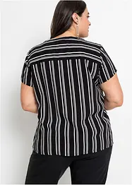 Blouse van viscose met korte mouwen, bonprix