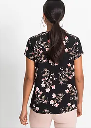 Blouse van viscose met korte mouwen, bonprix