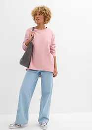 Oversized sweater van katoen, bonprix