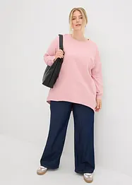 Oversized sweater van katoen, bonprix