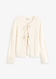 Fijngebreid vest in een katoenmix, bonprix