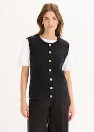 Fijngebreide bodywarmer, bonprix