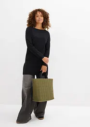 Lange trui met gerecycled katoen, bonprix