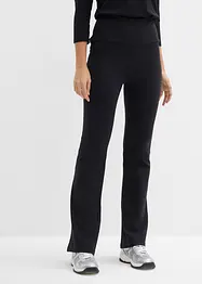 Flared broek van biologisch katoen met stretch, bonprix