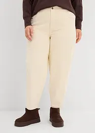 Corduroy broek in barrel model, bonprix