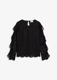 Shirtblouse met kant, bonprix