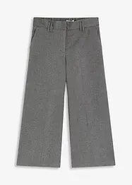 Broek met visgraatpatroon in wollook, bonprix